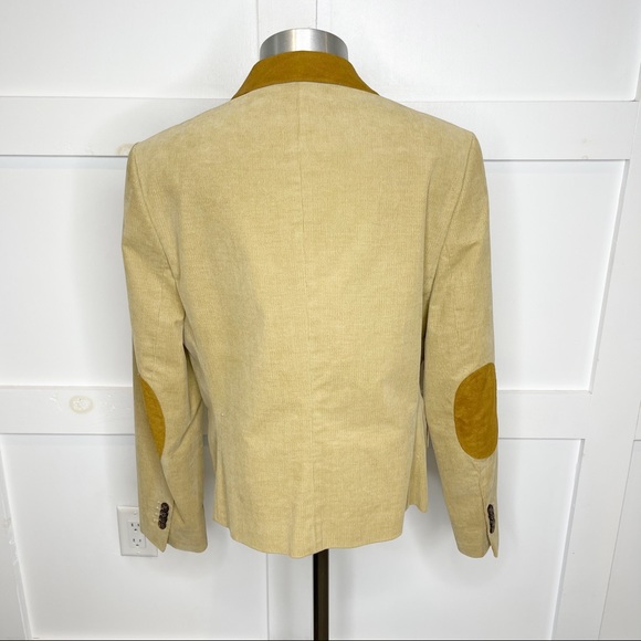 Brooks Brothers Corduroy Blazer Suede Elbow Patch - Picture 2 of 5